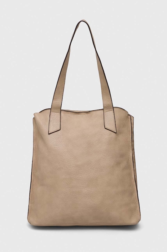 Doplnky Kabelka dámska z ekologickej kože béžová farba RW23.TOD823 béžová