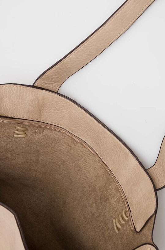 Kabelka dámska z ekologickej kože béžová farba RW23.TOD823