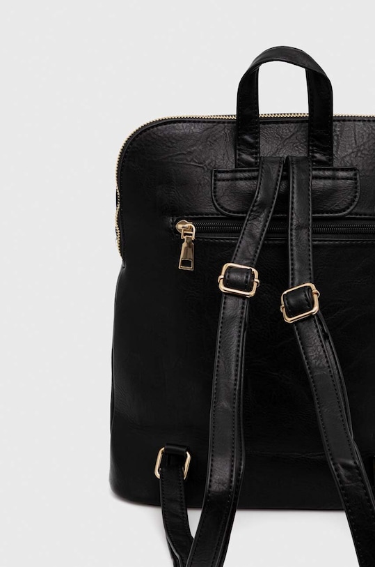 Akcesoria Plecak damski ze skóry ekologicznej kolor czarny RW23.TOD832 czarny
