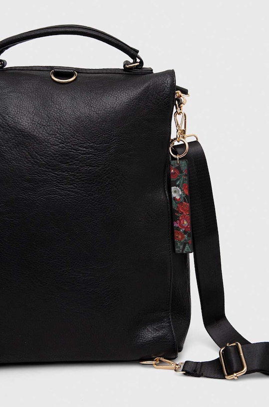 Ruksak dámsky z ekologickej kože Radzka x Medicine čierna farba čierna RW23.TOD850
