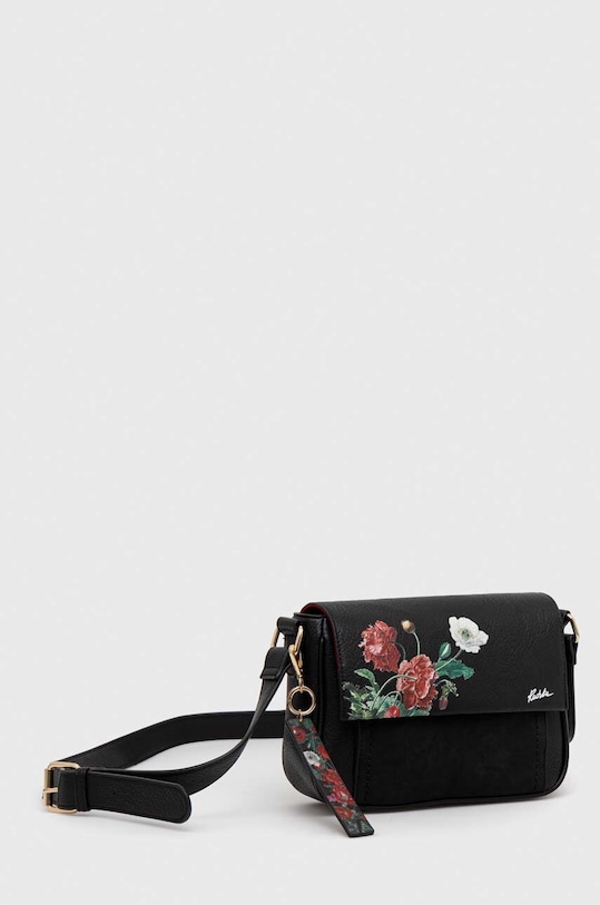 Akcesoria Torebka damska ze skóry ekologicznej Radzka x Medicine kolor czarny RW23.TOD851 czarny