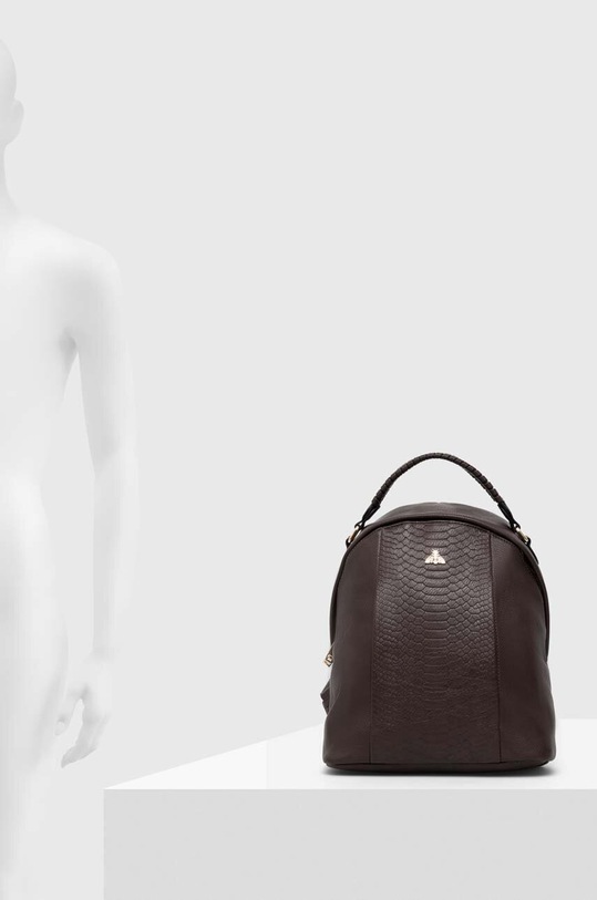 Ruksak dámsky z ekologikej kože hnedá farba RW23.TOD914