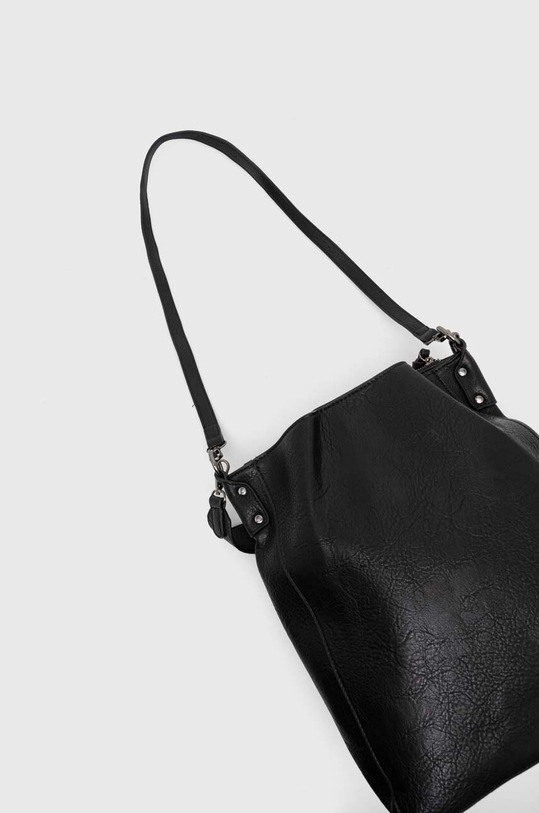 Doplnky Kabelka dámska z ekologickej kože čierna farba RW23.TOD915 čierna