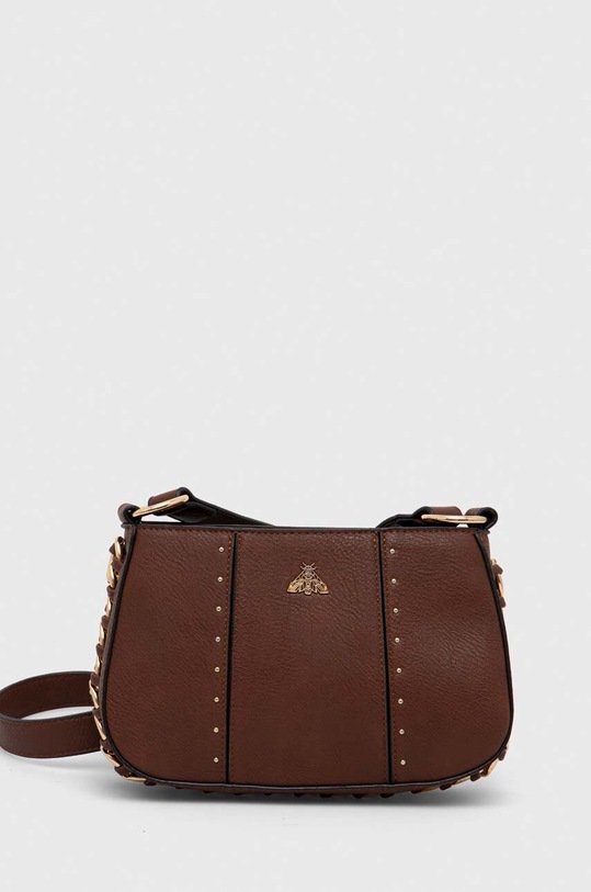 Kabelka dámska z ekologickej kože hnedá farba RW23.TODA08 hnedá RW23