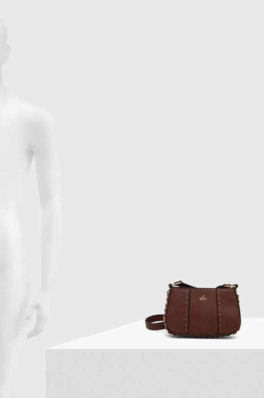 Kabelka dámska z ekologickej kože hnedá farba RW23.TODA08