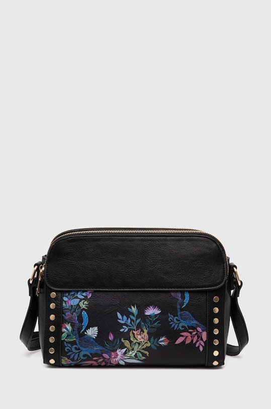 Torebka damska ze skóry ekologicznej z kolekcji Medicine x Veronika Blyzniuchenko kolor czarny RW23.TODB50 czarny RW23