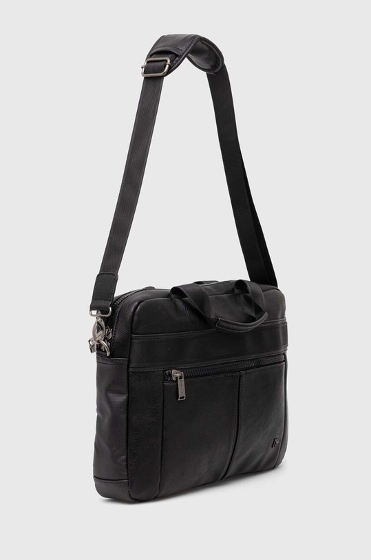 Torba męska ze skóry ekologicznej kolor czarny RW23.TOM400 czarny RW23