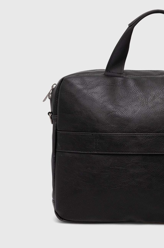 Akcesoria Torba męska ze skóry ekologicznej kolor czarny RW23.TOM400 czarny