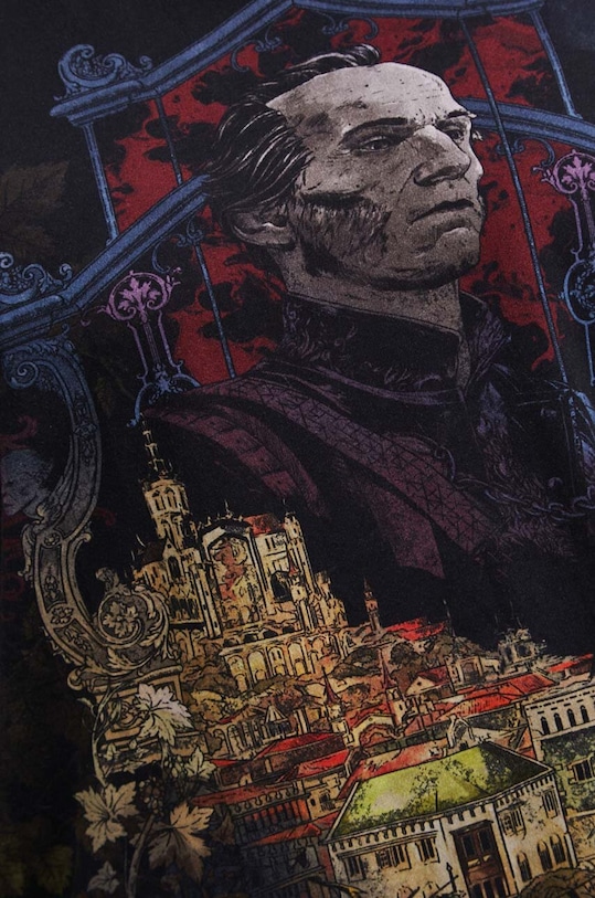 Bavlněné tričko dámské z kolekce The Witcher x Medicine černá barva RW23.TSD956 černá