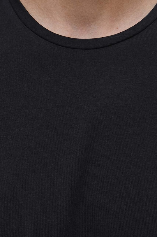 Bavlněné tričko černá barva černá RW23.TSM010