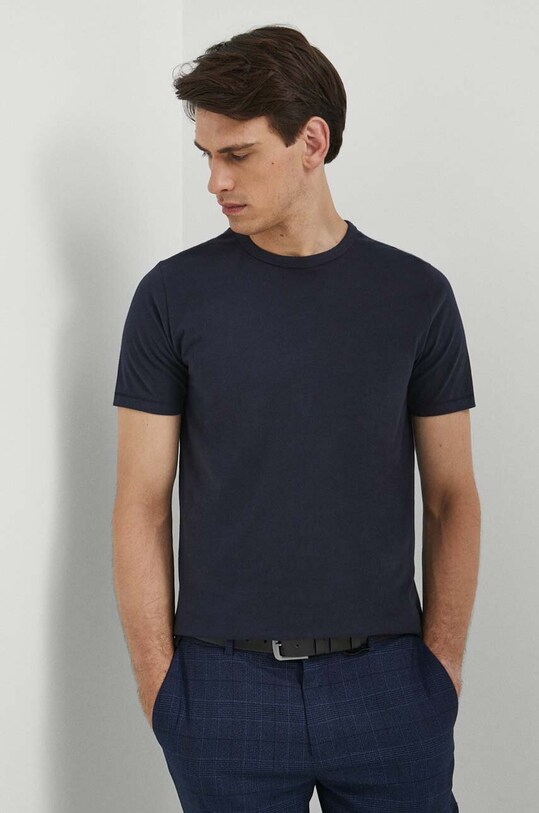 Medicine tricou din bumbac uni bleumarin RW23.TSM053