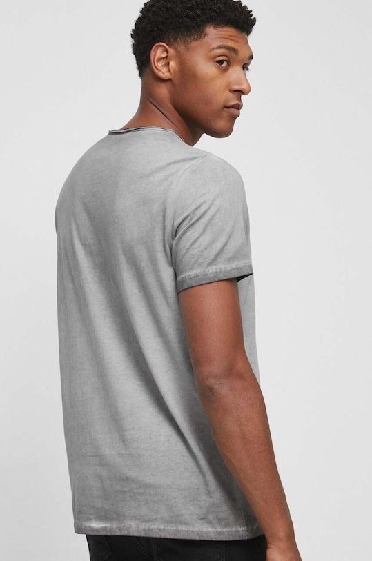 T-shirt bawełniany męski z kolekcji Zamkowe Legendy kolor szary szary RW23.TSM162