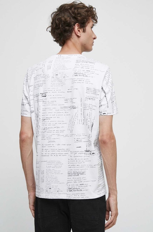 T-shirt bawełniany męski - Kolekcja jubileuszowa. 2023 Rok Wisławy Szymborskiej x Medicine, kolor biały biały RW23.TSM350