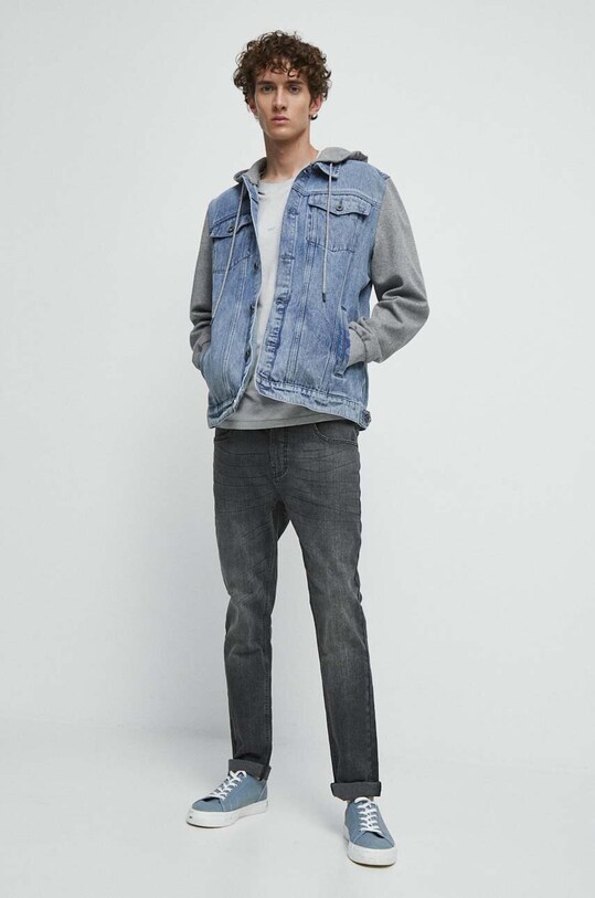 Odzież T-shirt bawełniany męski - Kolekcja jubileuszowa. 2023 Rok Wisławy Szymborskiej x Medicine, kolor szary RW23.TSM354 szary