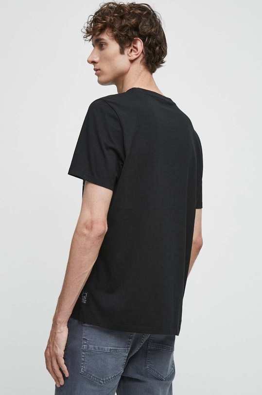 T-shirt bawełniany męski - Kolekcja jubileuszowa. 2023 Rok Wisławy Szymborskiej x Medicine, kolor czarny czarny RW23.TSM354