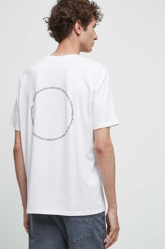 Bavlněné tričko Jubilejní kolekce Nadace W. Szymborské x Medicine bílá barva bílá RW23.TSM357