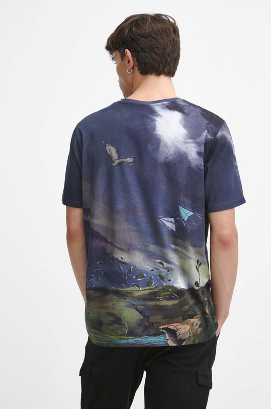 Odzież T-shirt bawełniany męski wzorzysty kolor multicolor RW23.TSM806 multicolor