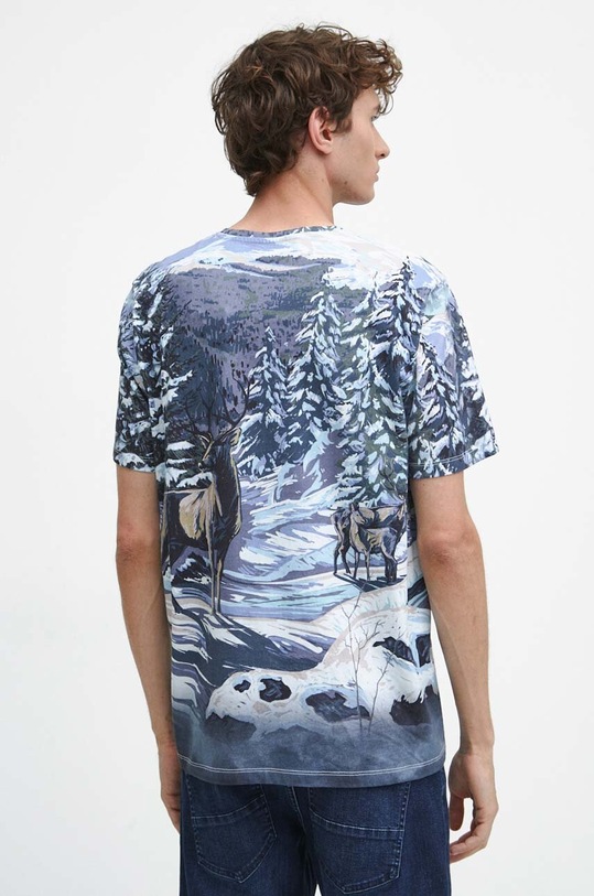 Odzież T-shirt bawełniany męski wzorzysty kolor multicolor RW23.TSM900 multicolor
