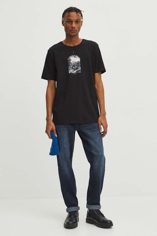 Medicine t-shirt bawełniany RW23.TSM918 czarny RW23