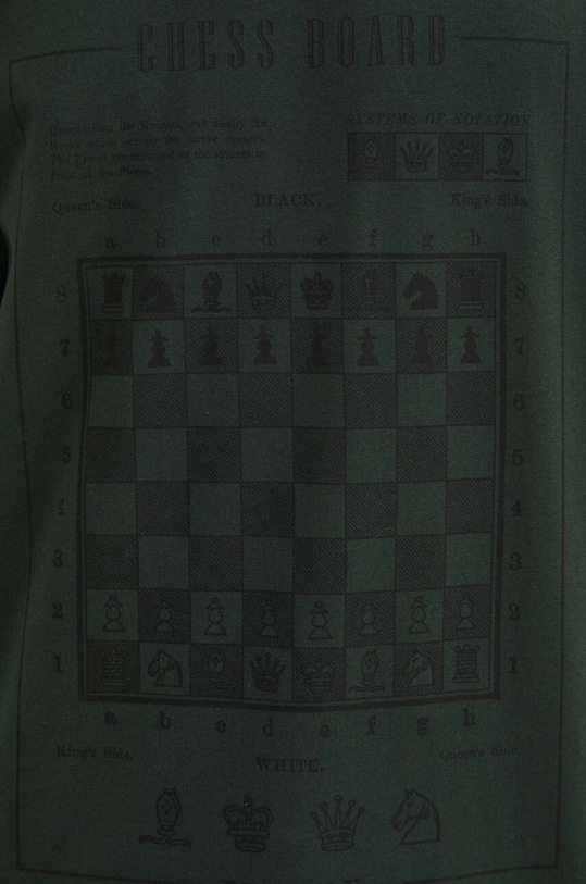 Bavlněné tričko zelená barva zelená RW23.TSM932