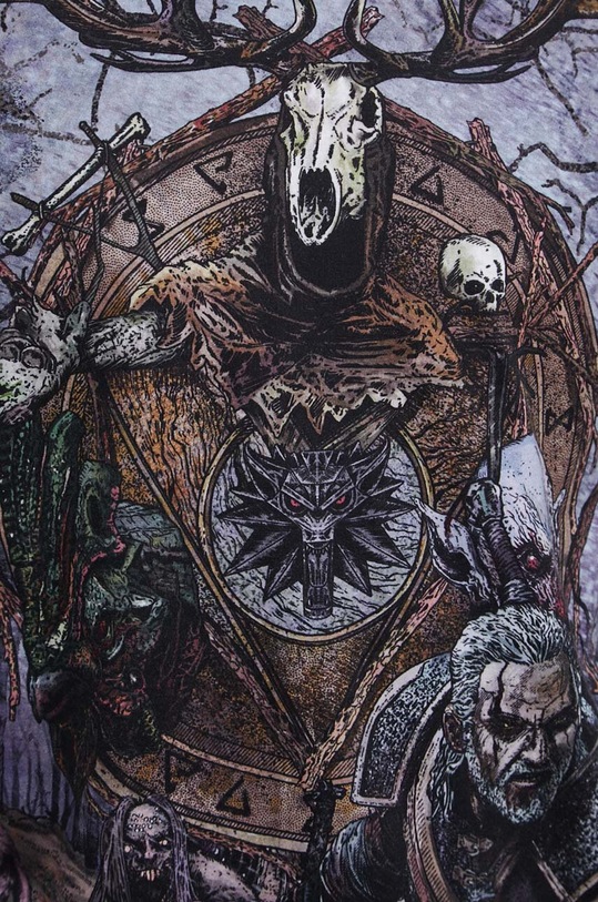 Bavlnené tričko pánske z kolekcie The Witcher x Medicine viac farieb RW23.TSM981 viacfarebná