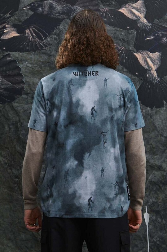 T-shirt bawełniany męski z kolekcji The Witcher x Medicine kolor multicolor multicolor RW23.TSM985