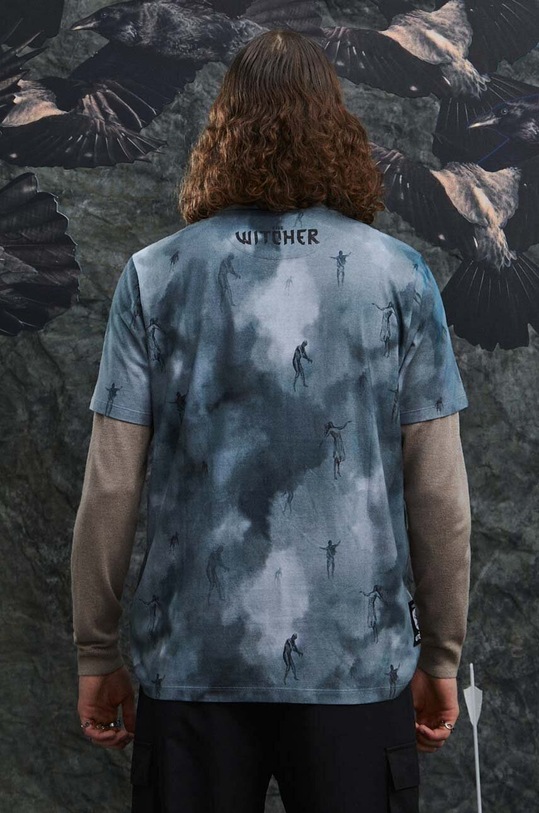 T-shirt bawełniany męski z kolekcji The Witcher x Medicine kolor multicolor multicolor RW23.TSM985