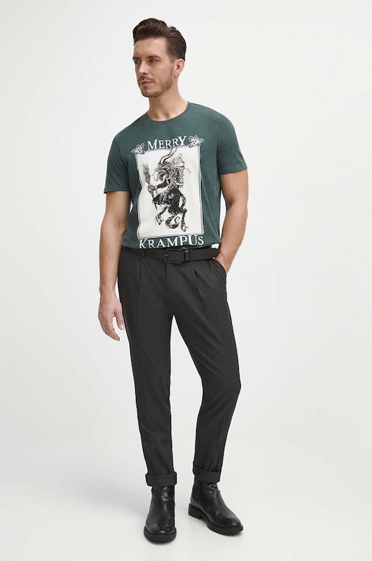 Tričko pánske zelená farba RW23.TSMA24 zelená RW23