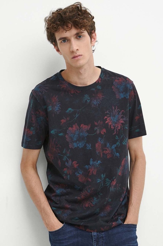 Medicine t-shirt in cotone regolare nero RW23.TSMA30