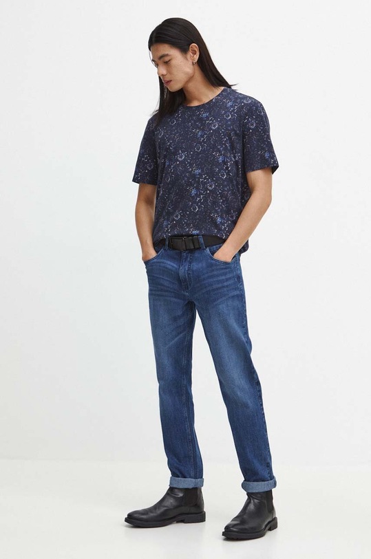 Medicine t-shirt bawełniany RW23.TSMB30 granatowy RW23