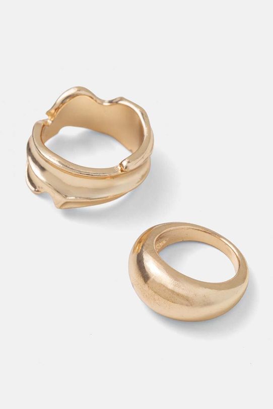 Prstienky dámske s ozdobnými prvkami zlatá farba RW24.AKD406 zlatá RW24