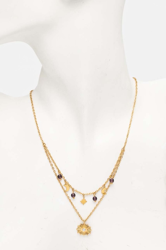 Náhrdelník dámsky zlatá farba zlatá RW24.AKD503