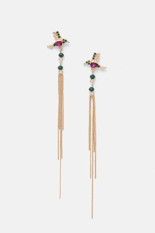 Kolczyki damskie z ozdobnymi zawieszkami kolor złoty RW24.AKD506 złoty RW24