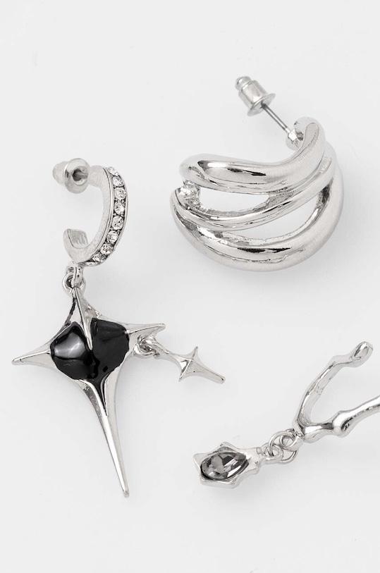 Σκουλαρίκια Medicine 3-pack RW24.AKD511 ασημί RW24