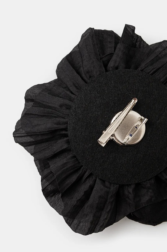 Broszka damska - kwiat kolor czarny RW24.AKD705 czarny RW24