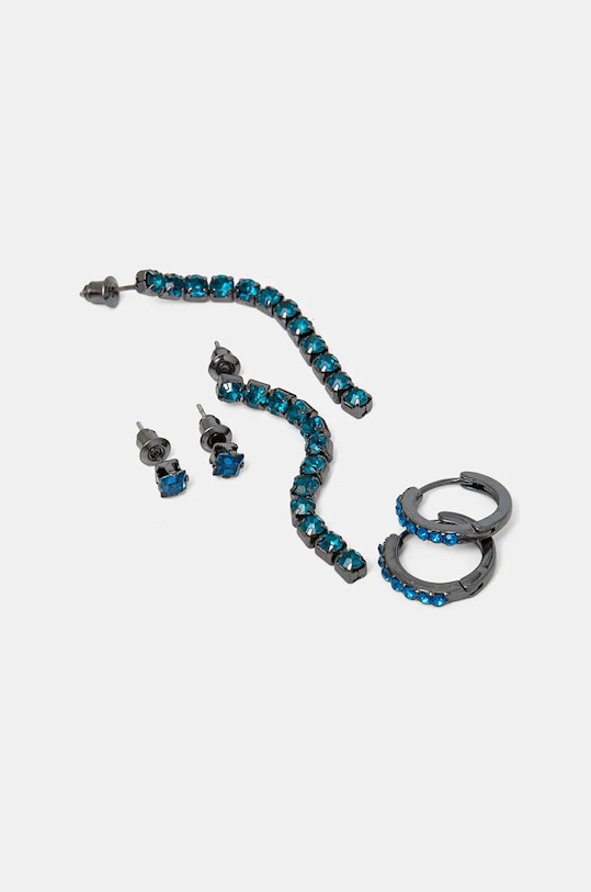 Kolczyki damskie z ozdobnymi elementami (3-pack) kolor multicolor RW24.AKDA00 multicolor RW24