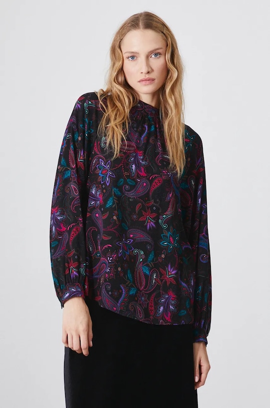 Medicine bluza cu modele negru RW24.BDD090