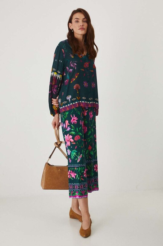 Bluzka damska regular wzorzysta kolor multicolor RW24.BDD100 multicolor RW24