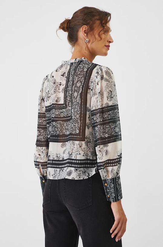 Odzież Bluzka damska regular wzorzysta kolor multicolor RW24.BDD801 multicolor