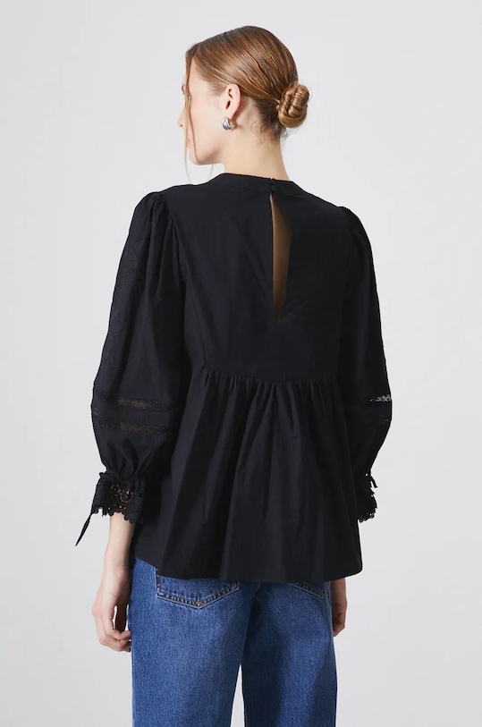 Odzież Medicine bluzka bawełniana RW24.BDD903 czarny