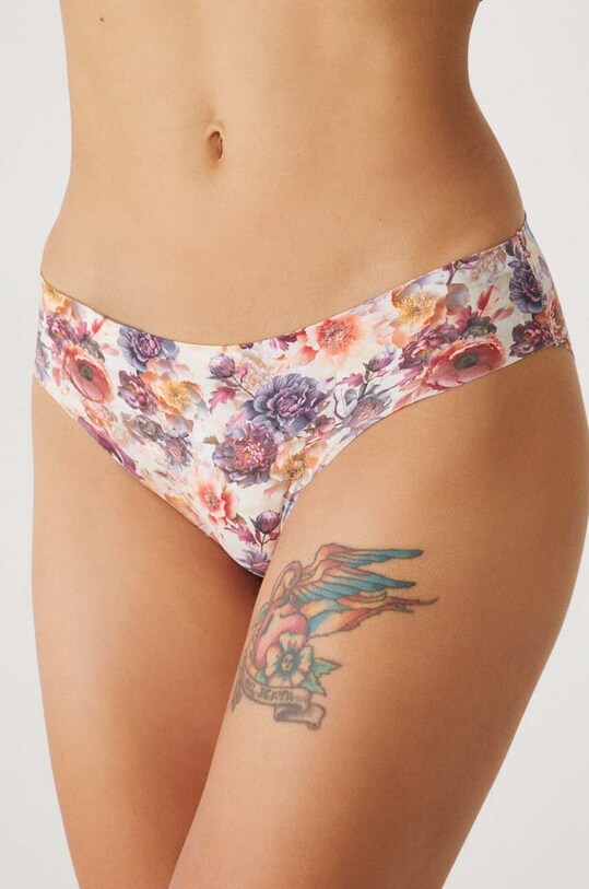 Odzież Figi damskie hipsters w kwiaty (3-pack) kolor multicolor RW24.BID301 multicolor