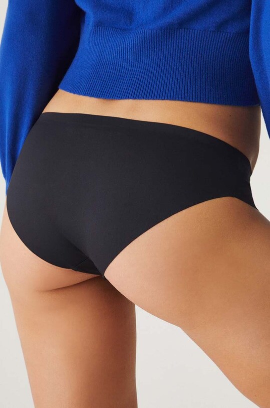 Figi damskie hipsters z motywem roślinnym i zwierzęcym (3-pack) kolor multicolor RW24.BID304