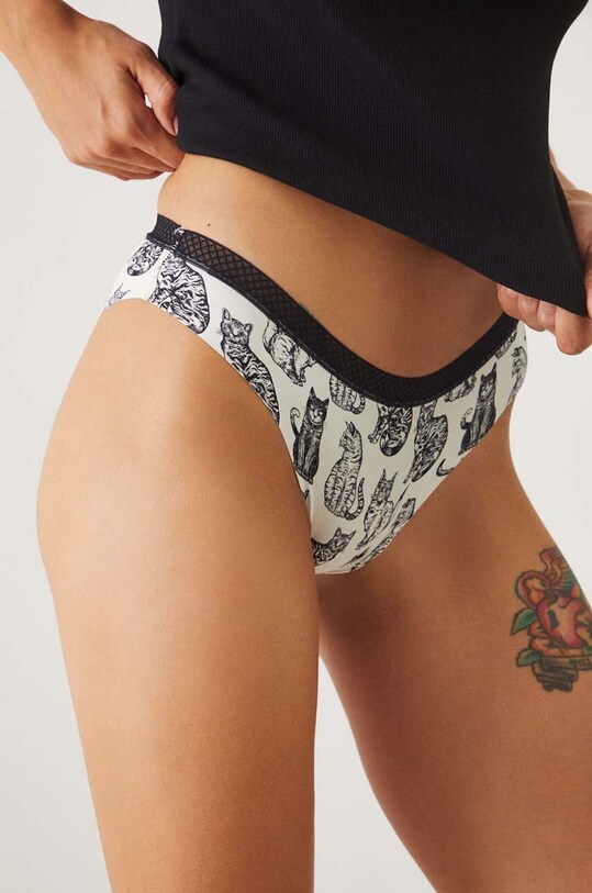 Figi damskie briefs w koty (2-pack) kolor multicolor RW24.BID308 multicolor RW24