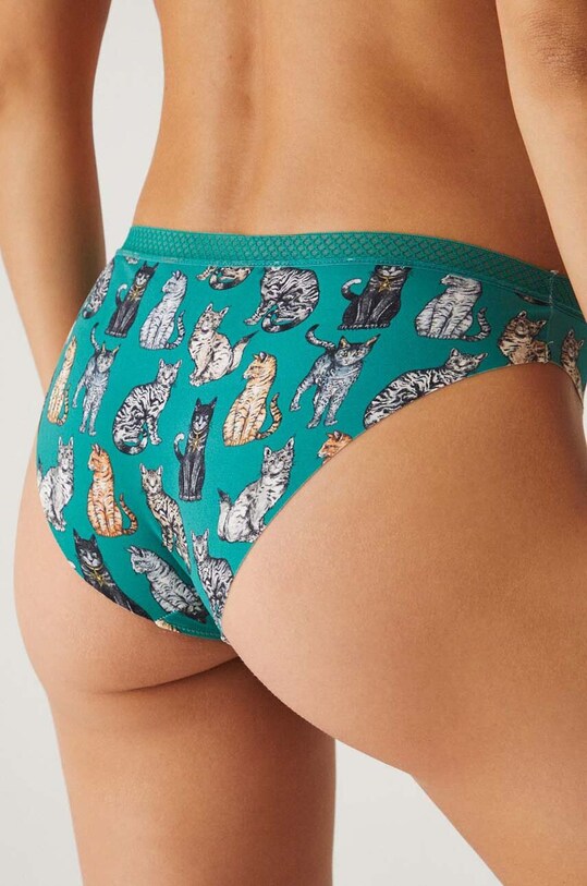 Figi damskie briefs w koty (2-pack) kolor multicolor RW24.BID308 multicolor
