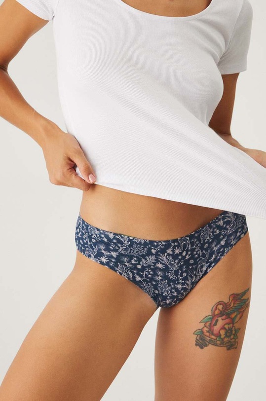 Figi damskie z motywem roślinnym i zwierzęcym (3-pack) kolor multicolor RW24.BID309 multicolor RW24