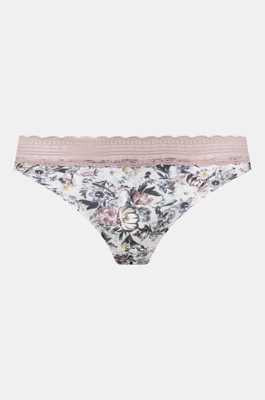 Figi bawełniane damskie briefs z domieszką elastanu wzorzyste (2-pack) kolor multicolor RW24.BID901 multicolor RW24