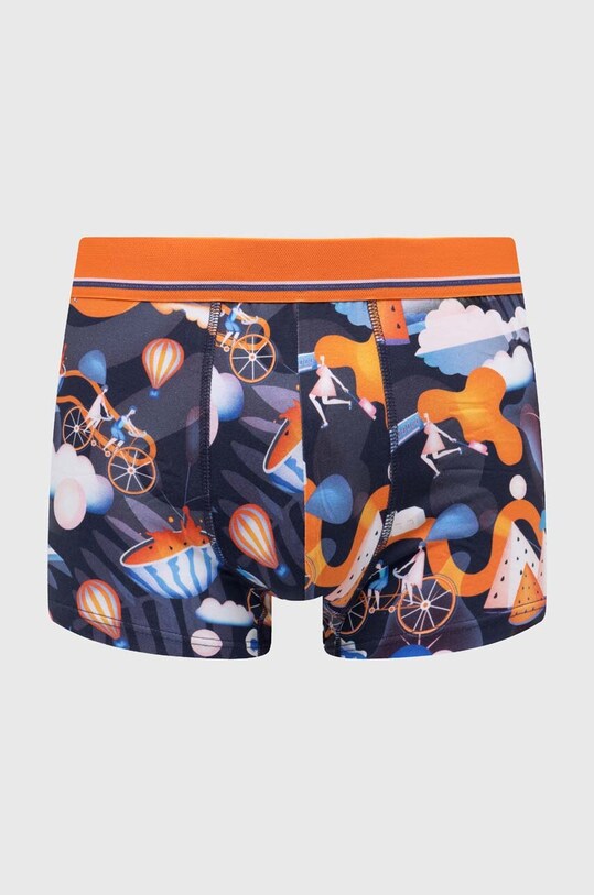 Odzież Bokserki bawełniane męskie z domieszką elastanu z kolekcji Magia Miejsc (2-pack) kolor multicolor RW24.BIM150 multicolor