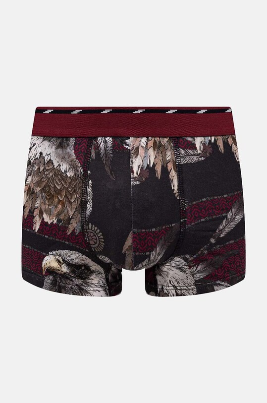 Odzież Bokserki bawełniane z domieszką elastanu z motywem zwierzęcym (2-pack) kolor multicolor RW24.BIM301 multicolor