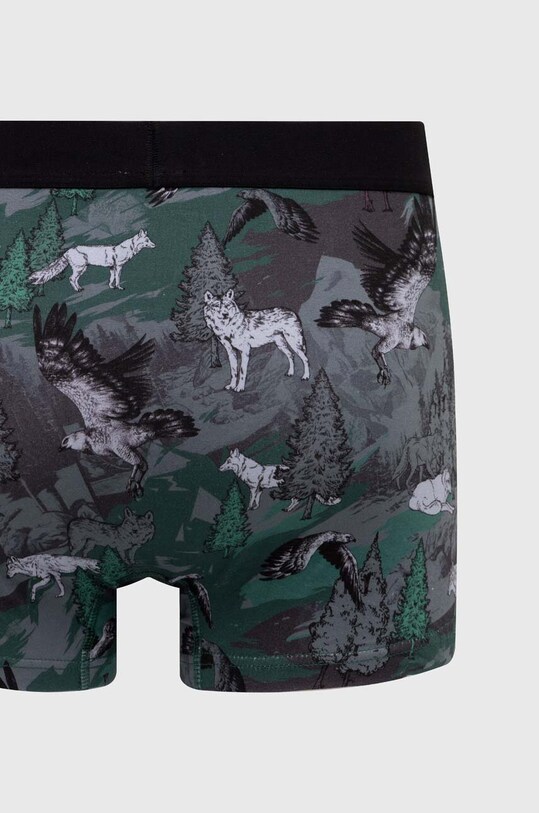 Bokserki bawełniane męskie z domieszką elastanu wzorzyste (2-pack) kolor multicolor multicolor RW24.BIM303