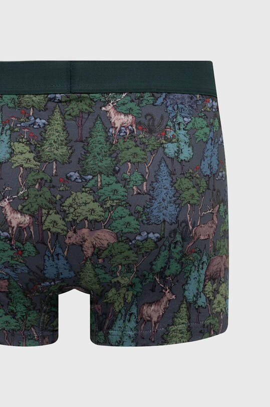 Bokserki bawełniane męskie z domieszką elastanu wzorzyste (2-pack) kolor multicolor RW24.BIM303 multicolor